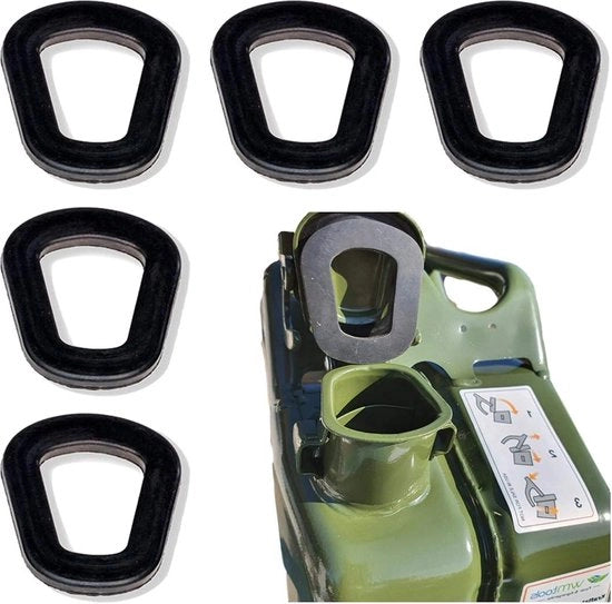 Afdichtanti-rubbers per jerrycan - benzina jerrycan - afdichtanti auto - afdichtanti di riserva - 20L - 5 pezzi