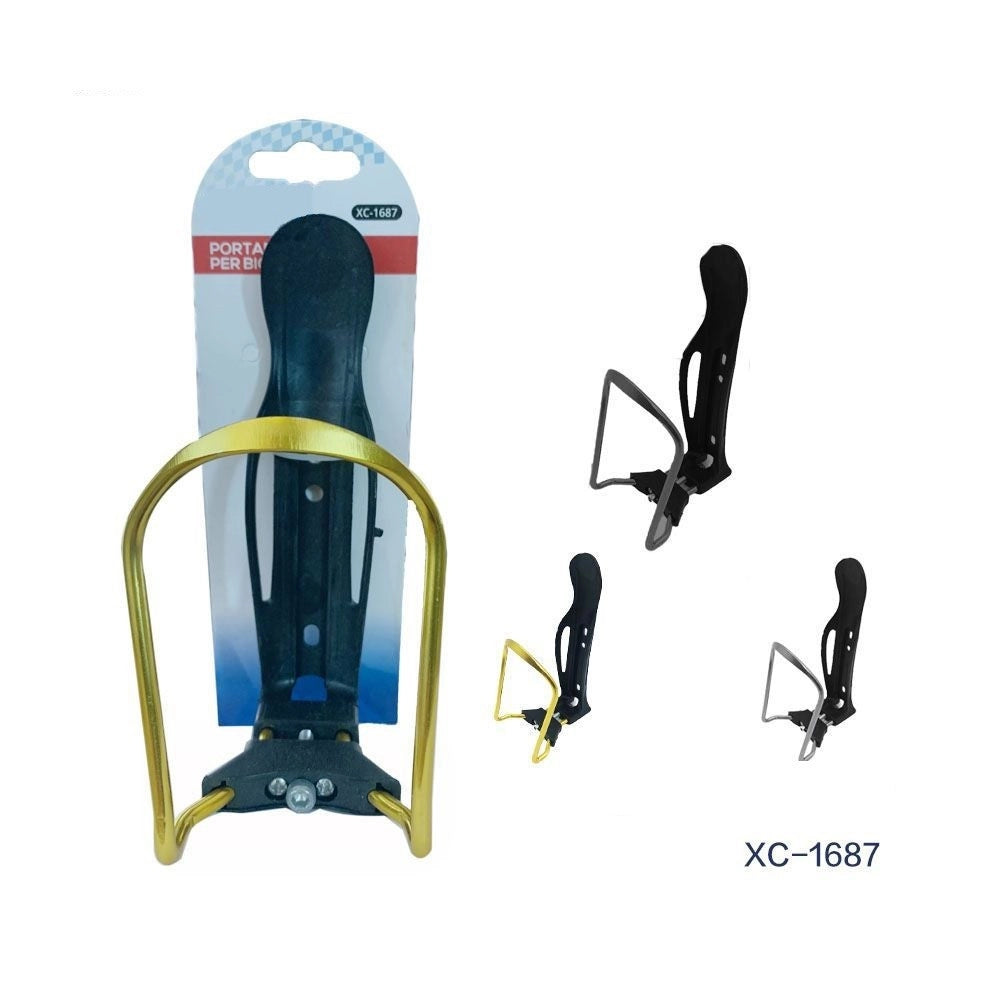 Trade Shop - Portaborraccia Per Bici Bicicletta Attacco Universale Borracce Bottiglia Xc-1687 -
