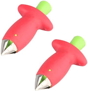 Strumento per l'estrazione dei semi di frutta portatile - estrattore di semi di fragola/tomato - gadget per la cucina - facile da utilizzare - leggero - facile da lavare - corer per frutta