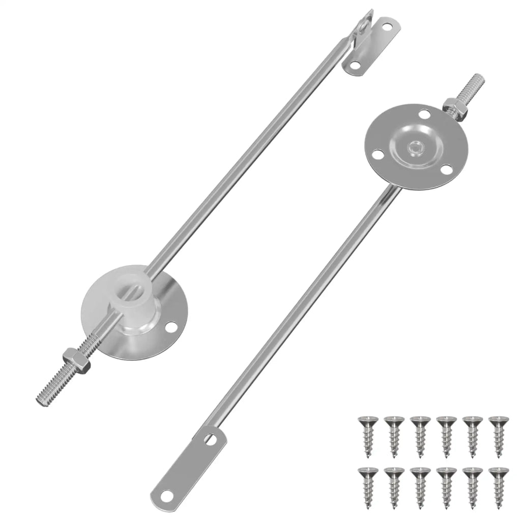 Cerniera a supporto per coperchio 2 pz Argento Ferro CFW9035730