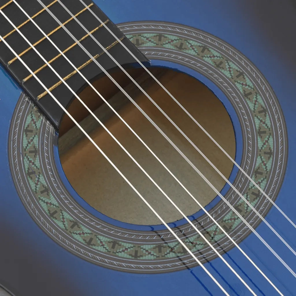 Chitarra Classica per Principianti e Bambini Blu 1/2 34" 70124