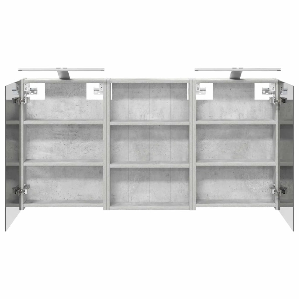 Set di Armadi da Bagno con porta 3 pcs 120 x 10,5 x 60,5 cm 3403739