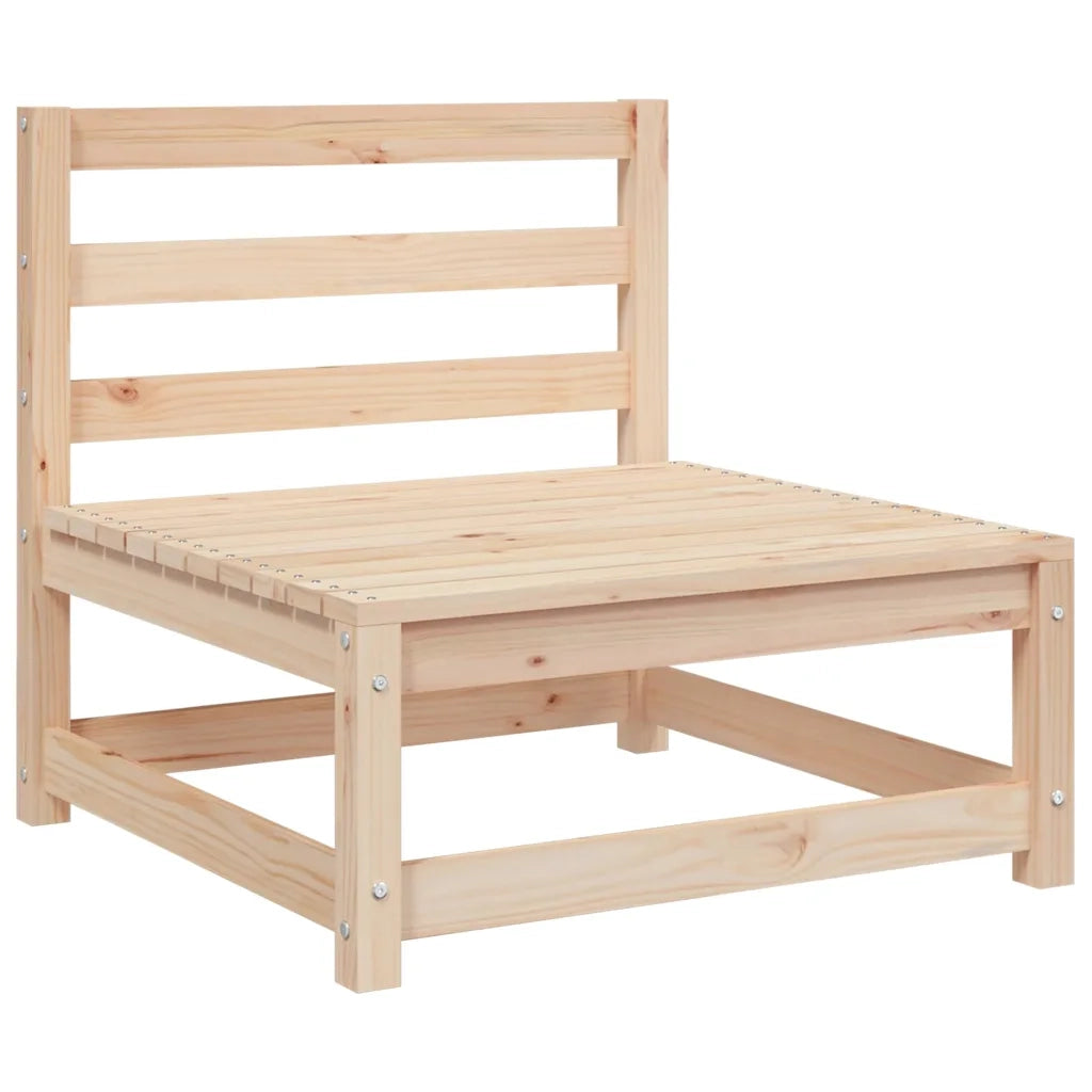 Salotto da Giardino-Set Divani da Giardino2 pz con Cuscini Legno Massello Pino 536101