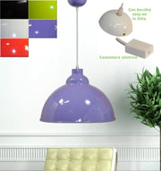 Lampadario Lampada a Soffitto in Metallo Moderno Lala Vari Colori