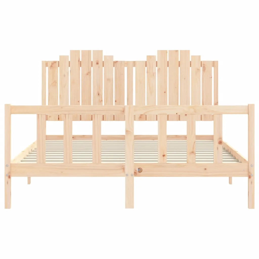 Giroletto senza Materasso 160x200 cm in Legno Massello di Pino 3192306