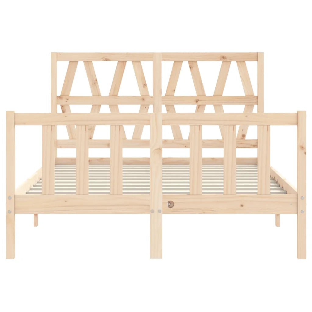 Giroletto senza Materasso 140x200 cm in Legno Massello di Pino 3192491