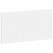Testiera da Muro EDE Bianco Legno ingegnerizzato 896095