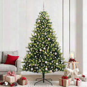 Albero di Natale Artificiale a Cerniera con 300 LED 240 cm 3396011