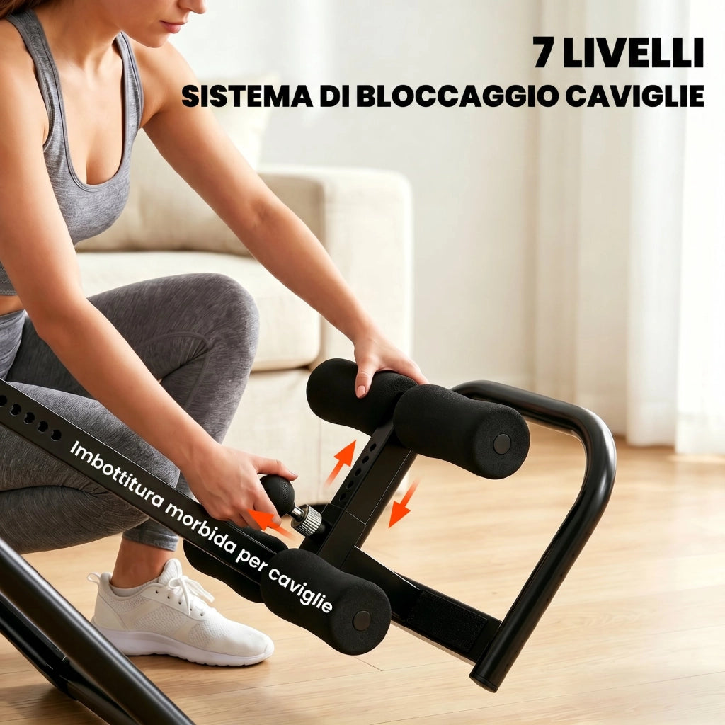 Tavolo Inversione 161x69x146 cm con Barre Flessioni Trazioni Tavolo di Inversione in Acciaio Q195 Nero