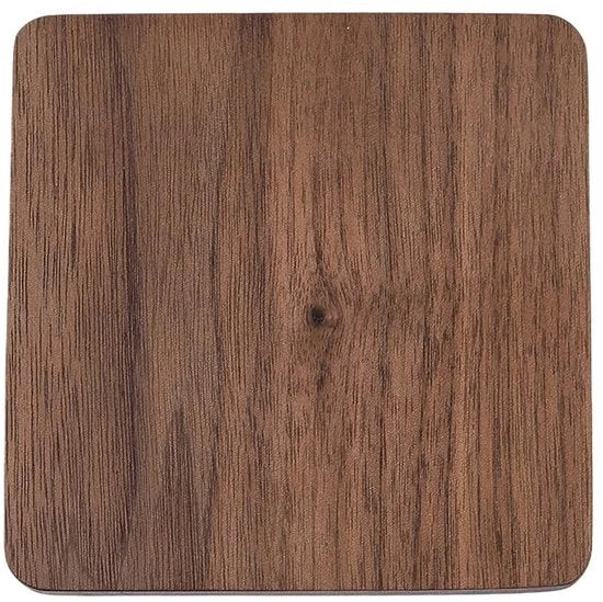 Sostegno in legno termoresistente, 8,9 cm, quadrato, nero, noce, contenitore per bicchieri, isolato termicamente, piano, protezione per tavolo, mat di servizio, cuscino, piatto