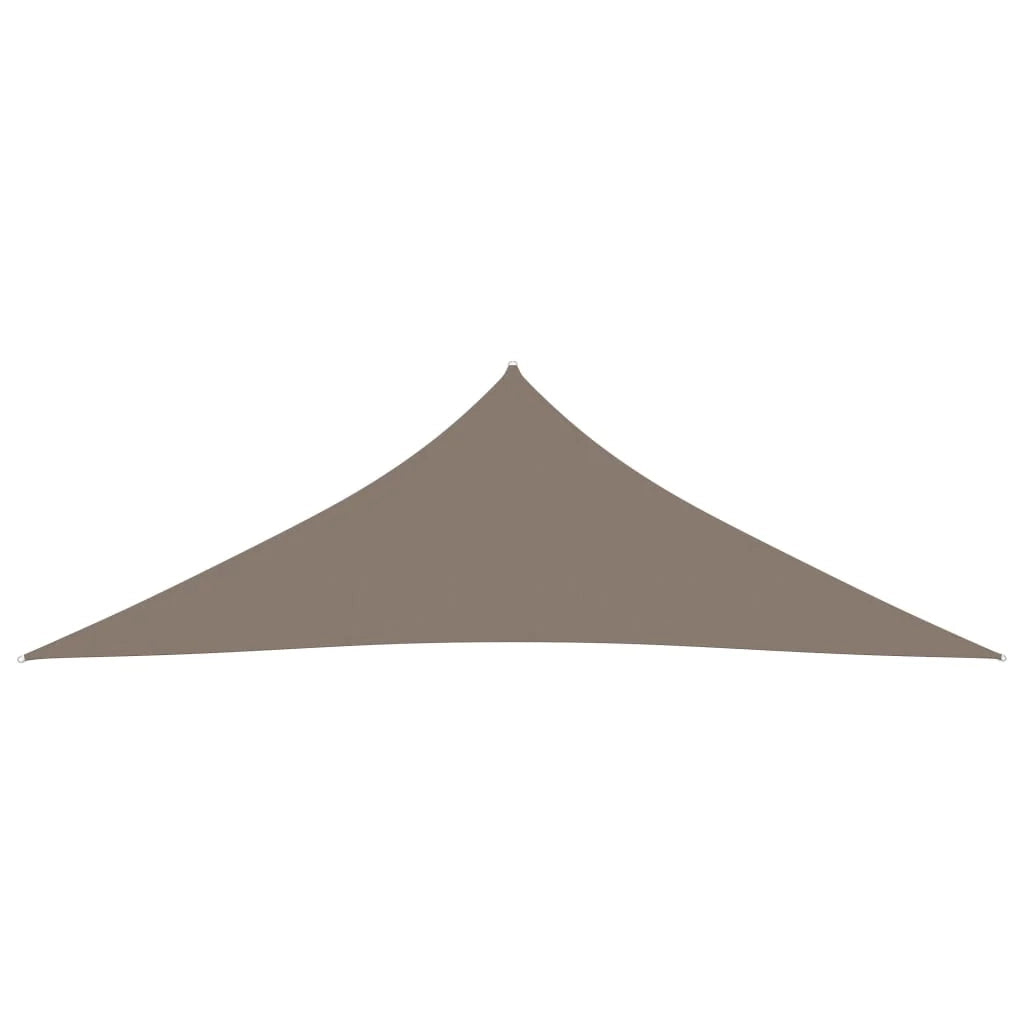 Vela ombreggiante triangolare in tessuto Oxford 2,5 x 2,5 x 3,5 m tortora 02_0009801
