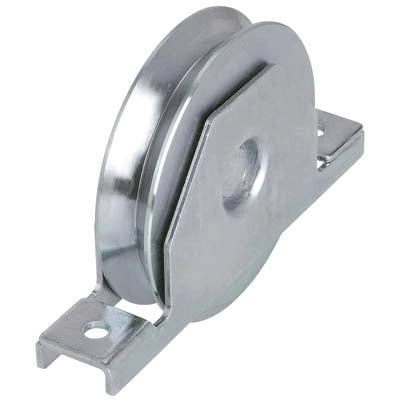 RUOTA CANCELLO A SALDARE GOLA V 427 COMBI  ZINCATA SUPPORTO INTERNO + CUSCINETTO MM 140