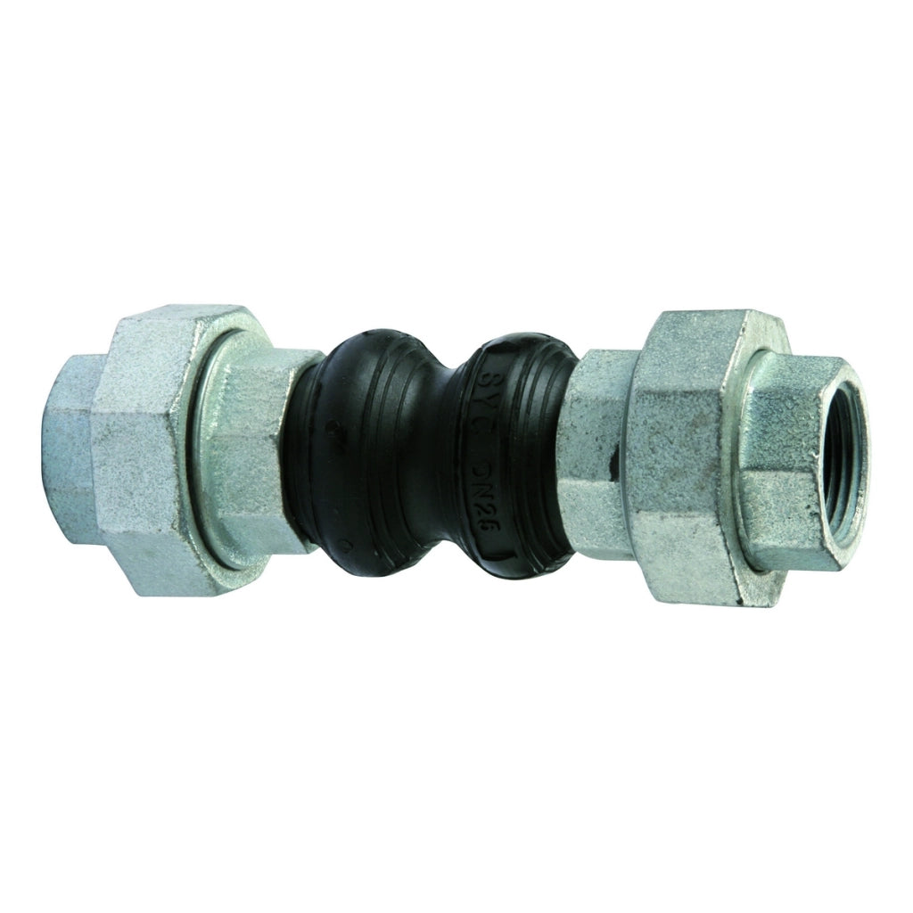 GIUNTO IN GOMMA ANTIVIBRANTE FILETTATO  F/F- DN 25 - 1 -  L. 200- ATUSA- pezzi 1
