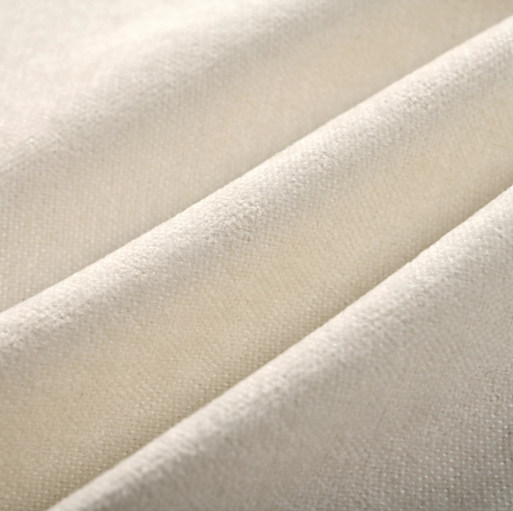 Divano modulare a nuvola con pouf mobile e vano contenitore 216x77x82 cm; chenille beige