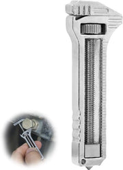 Chiave tascabile multitool in titanio compattibile con apripistoni e uncini per bottiglie