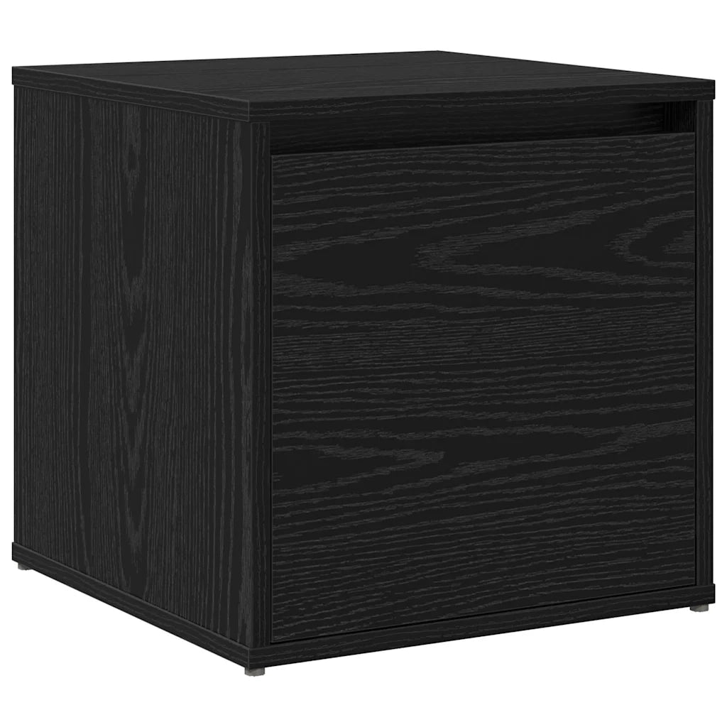 vidaXL Set mobili da ingresso 4 pcs Rovere nero 80 x 31 x 40 cm
