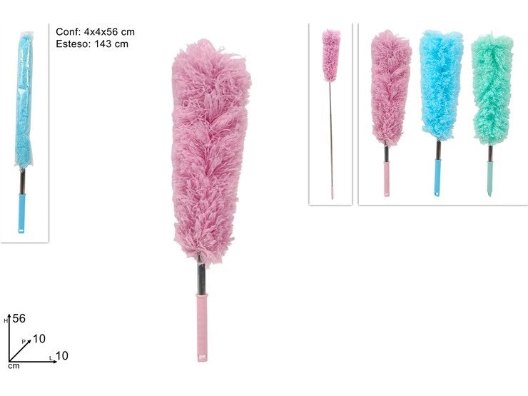 1 Pezzo Piumino Allungabile in Metallo e Microfibra 56 a 143 cm 3 Colori