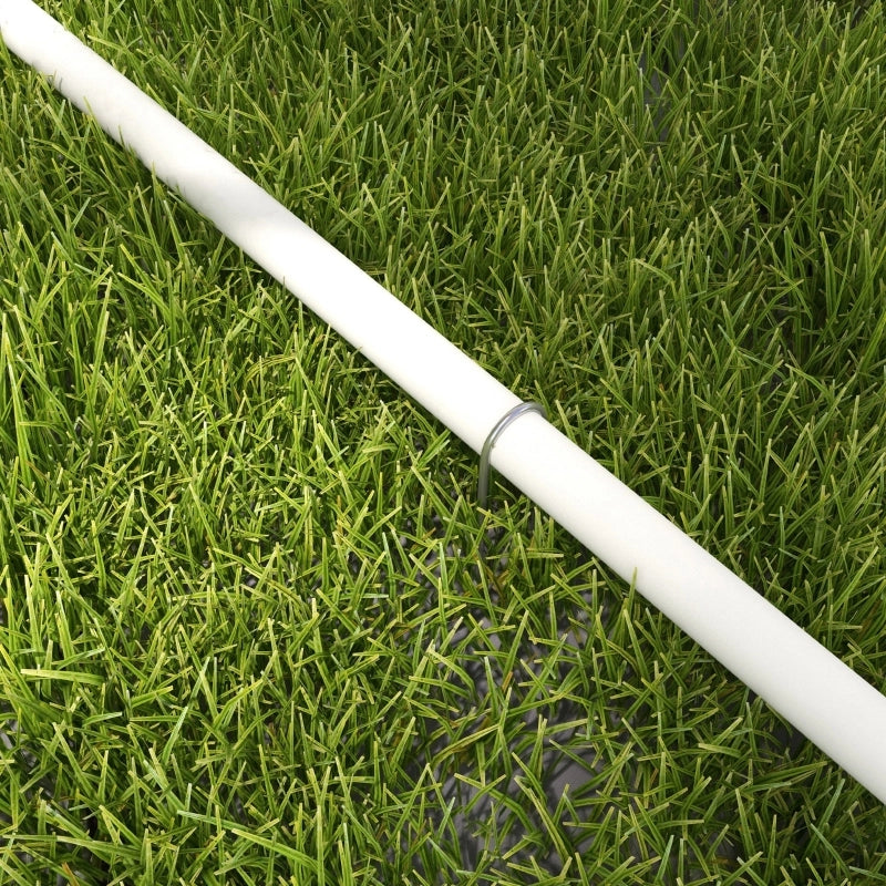 Set di agility per cani, 4 pezzi, inclusa borsa per il trasporto, in plastica, 89x69x99 cm, bianco+arancione