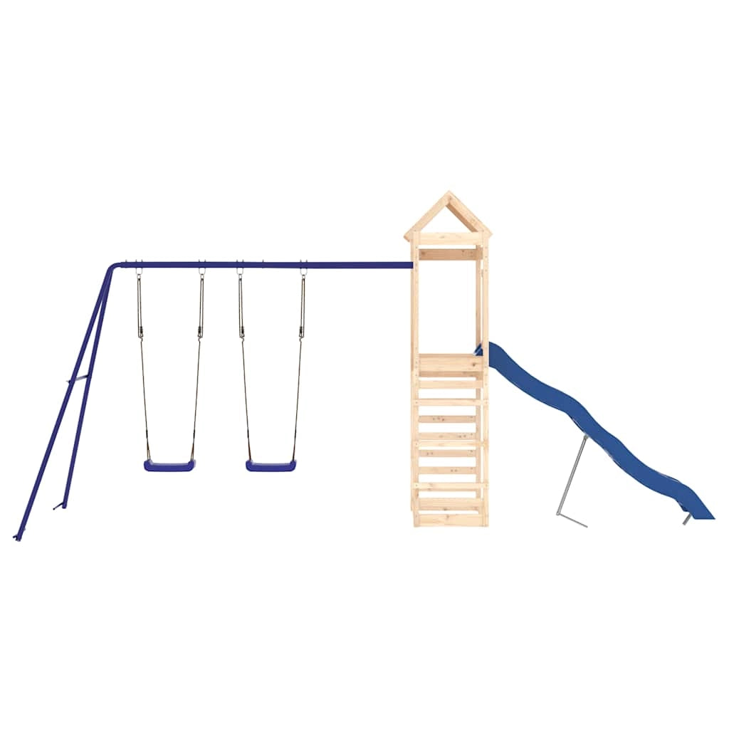 Set da Gioco da Esterno in Legno Massello di Pinocod mxl 78712