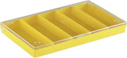 Scatola di contenimento per accessori di fissaggio - 5 contenitori - 164 x 31 x 101 mm