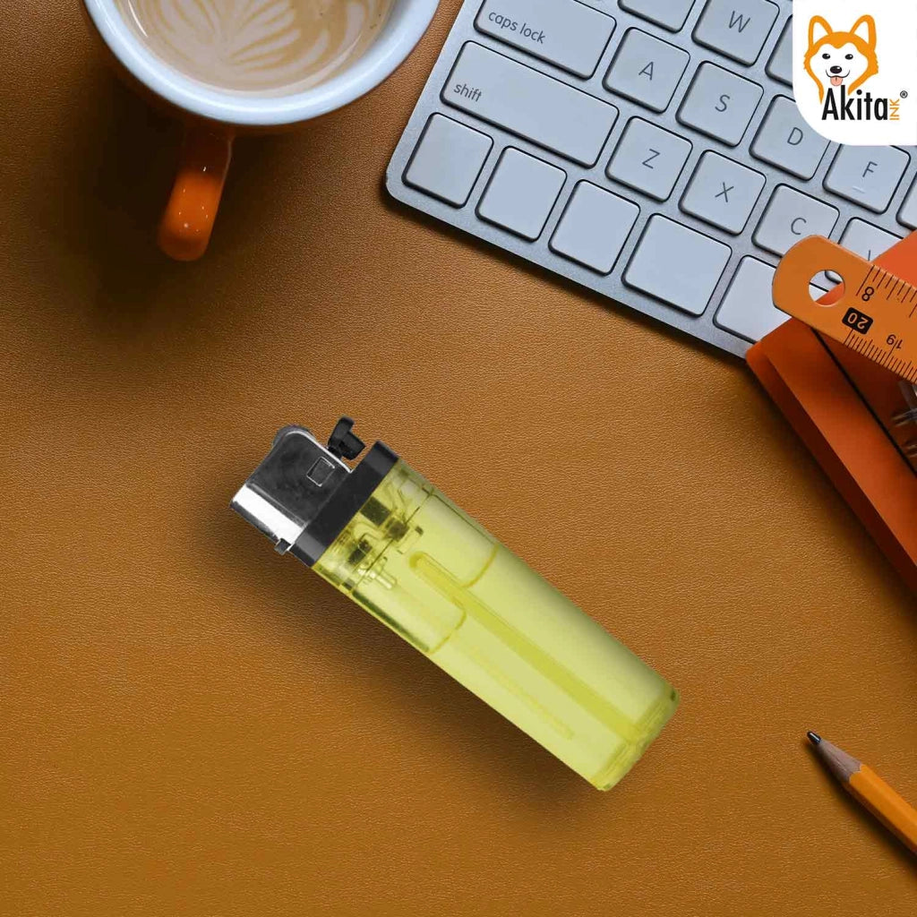 Akitaink Set 30 Accendini Gas Plastica Colorati a Pietrina