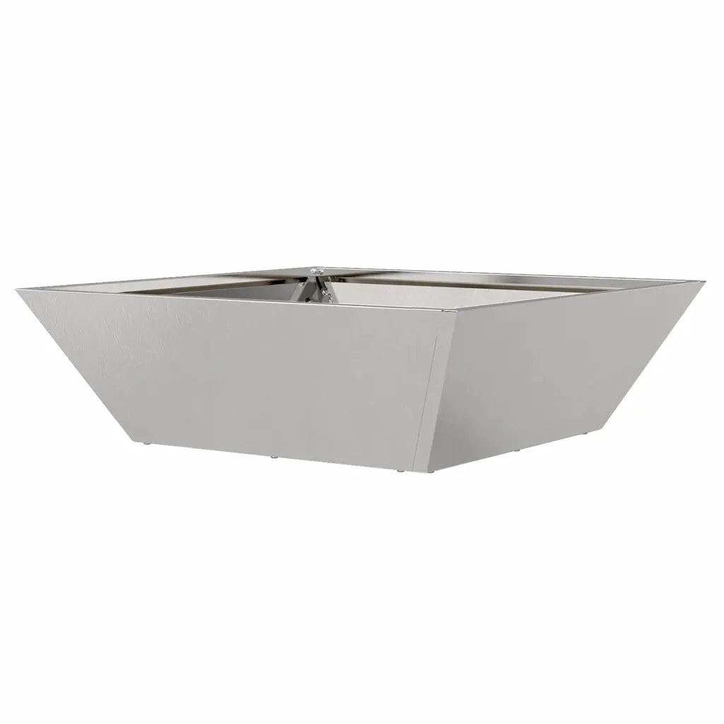 Vaso da giardino Argento 50 x 50 x 15 cm Acciaio inossidabile 873832