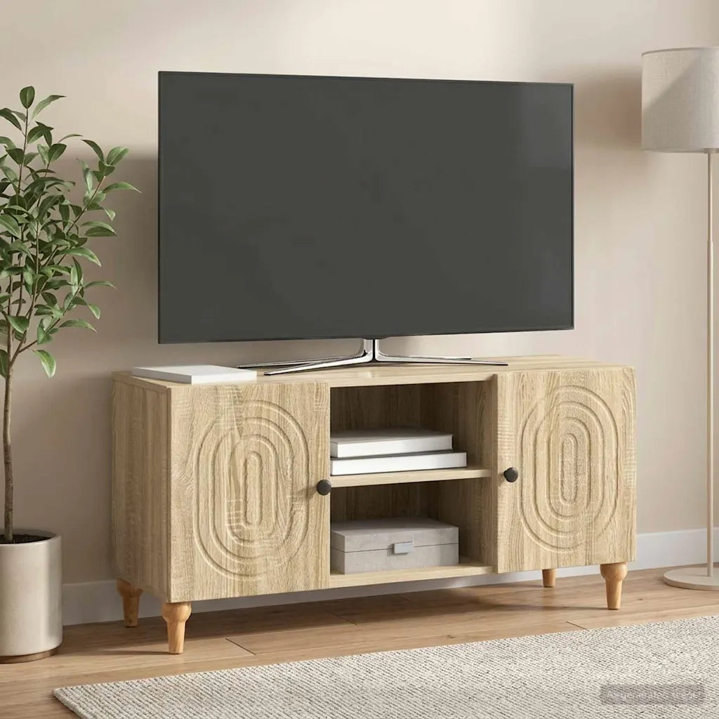 Mobile TV Rovere Sonoma 102 x 34,5 x 50 cm Legno ingegnerizzato 894237