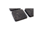 Feltrini adesivi marroni per mobili 25x25mm