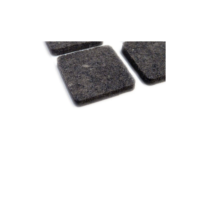 Feltrini adesivi marroni per mobili 25x25mm