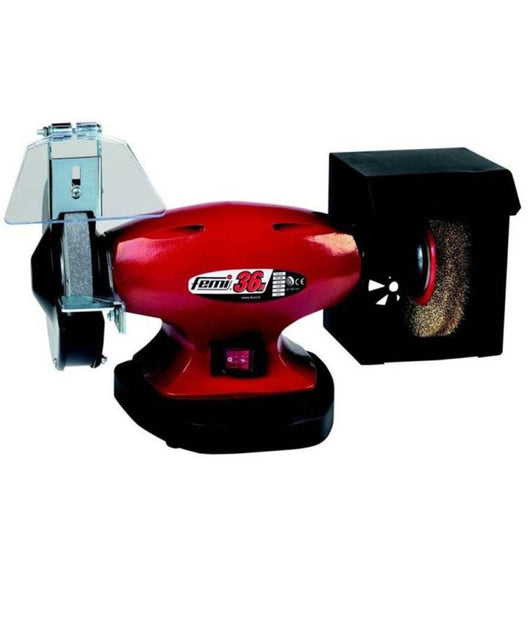 Femi Mola Smerigliatrice Da Banco 450w Combinata Con Spazzola D150 220v Mod.36n         