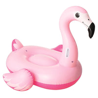 Trade Shop - Fenicottero Gonfiabile 191x178cm Cavalcabile Con Maniglie Estate Piscina Mare 016103 -