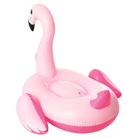 Trade Shop - Fenicottero Gonfiabile 191x178cm Cavalcabile Con Maniglie Estate Piscina Mare 016103 -