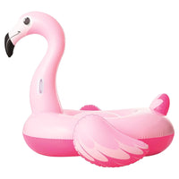 Trade Shop - Fenicottero Gonfiabile 191x178cm Cavalcabile Con Maniglie Estate Piscina Mare 016103 -