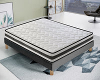 Materasso Piazza e Mezza 120x190 in waterfoam - Alto 20 cm - ortopedico - lato estate/inverno - 13 Zone di Comfort - Alta traspirabilità 