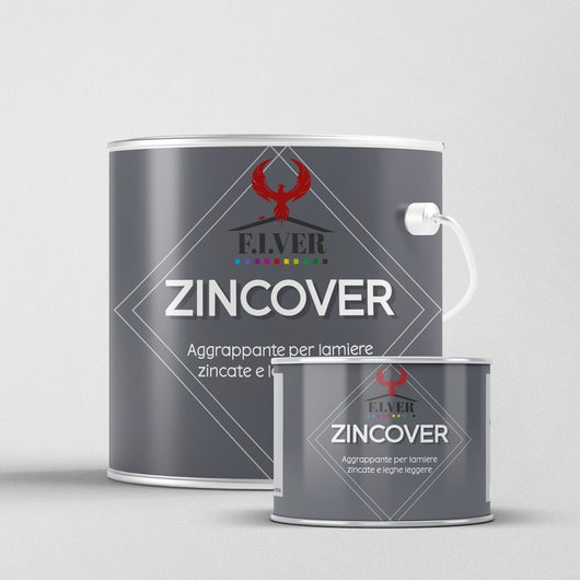 Fondo Anticorrosivo per Leghe Leggere Zincover - Litri 2,5 - Colore Grigio