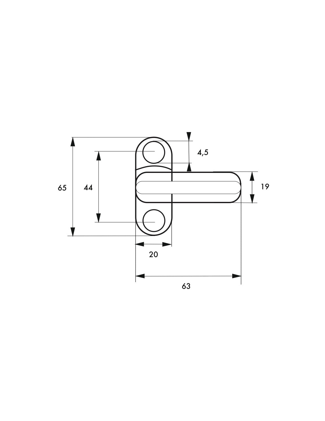 Fermafinestra, chiusura per finestra, per infissi, bianco - THIRARD