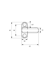Fermafinestra, chiusura per finestra, per infissi, bianco - THIRARD
