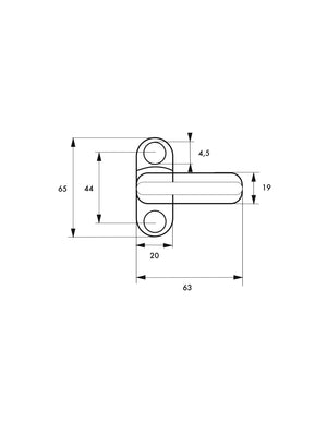 Fermafinestra, chiusura per finestra, per infissi, bianco - THIRARD