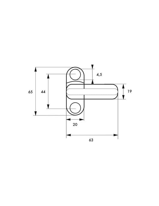 Fermafinestra, chiusura per finestra, per infissi, bianco - THIRARD