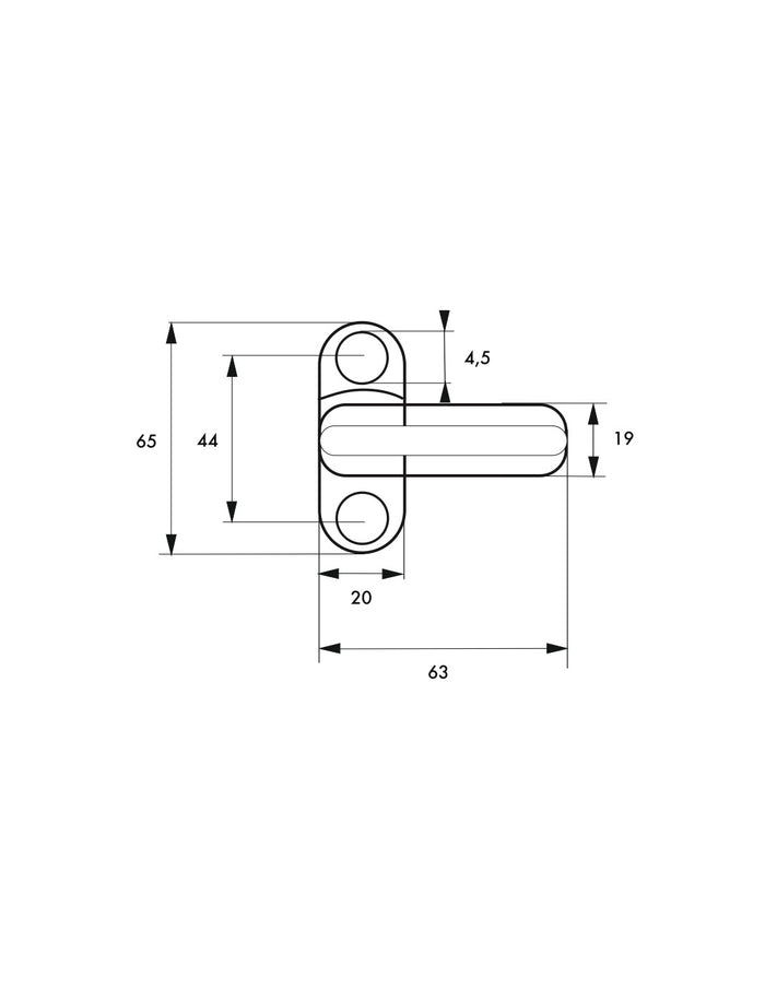 Fermafinestra, chiusura per finestra, per infissi, bianco - THIRARD