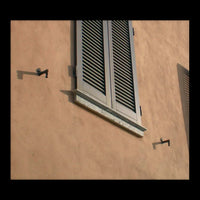 Ferma persiane imposte omino nero in ferro