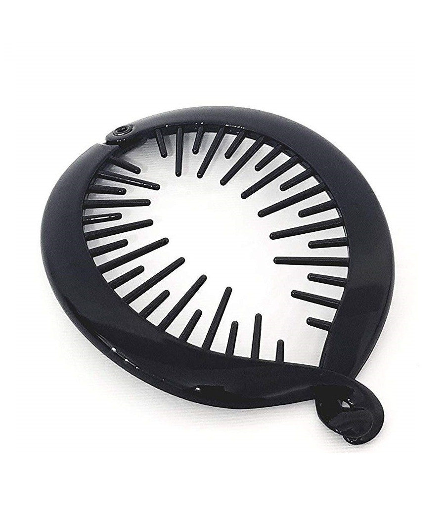 Fermacoda Pesce Tondo 12 Cm Banana Pettine Capelli Ferma Coda Codini Codino         