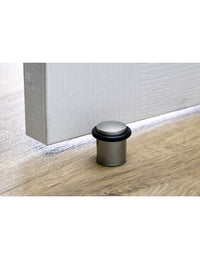 Fermaporta da pavimento, da avvitare, satinato, Ø 29 mm, altezza 38mm - THIRARD