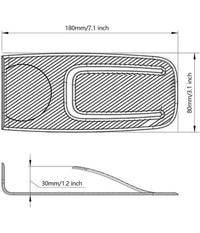 Fermaporta Ferma E Blocca Porta A Molla Multifunzionale Chiudiporta Stopper         