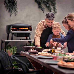 Witt ETNA FERMO Forno Pizza Nero, IN REGALO CARRELLO PORTA FORNO