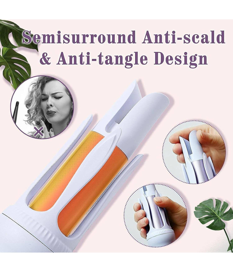 Ferro Arricciacapelli Da 32mm Arriccia Capelli Automatico Girevole Rotante 360°         