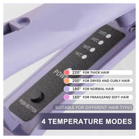 Trade Shop - Ferro Arricciacapelli Onda Francese A Doppia Canna Styler Da 32 Mm 4 Temperature -