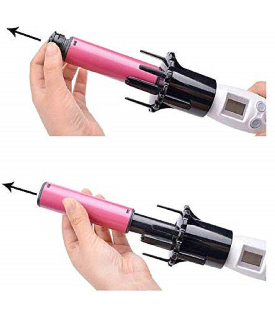 Ferro Arricciacapelli Piastra Rotante 2in1 Rullo 21-28cm Ht9600 Automatico Ceramica         