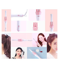 Ferro Arricciacapelli Piastra Rotante Arriccia Capelli Ricci Automatico Pettine         