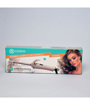 Ferro Arricciacapelli Rivestito In Ceramica Arricciatore Capelli 35w 9mm Tx-8340         